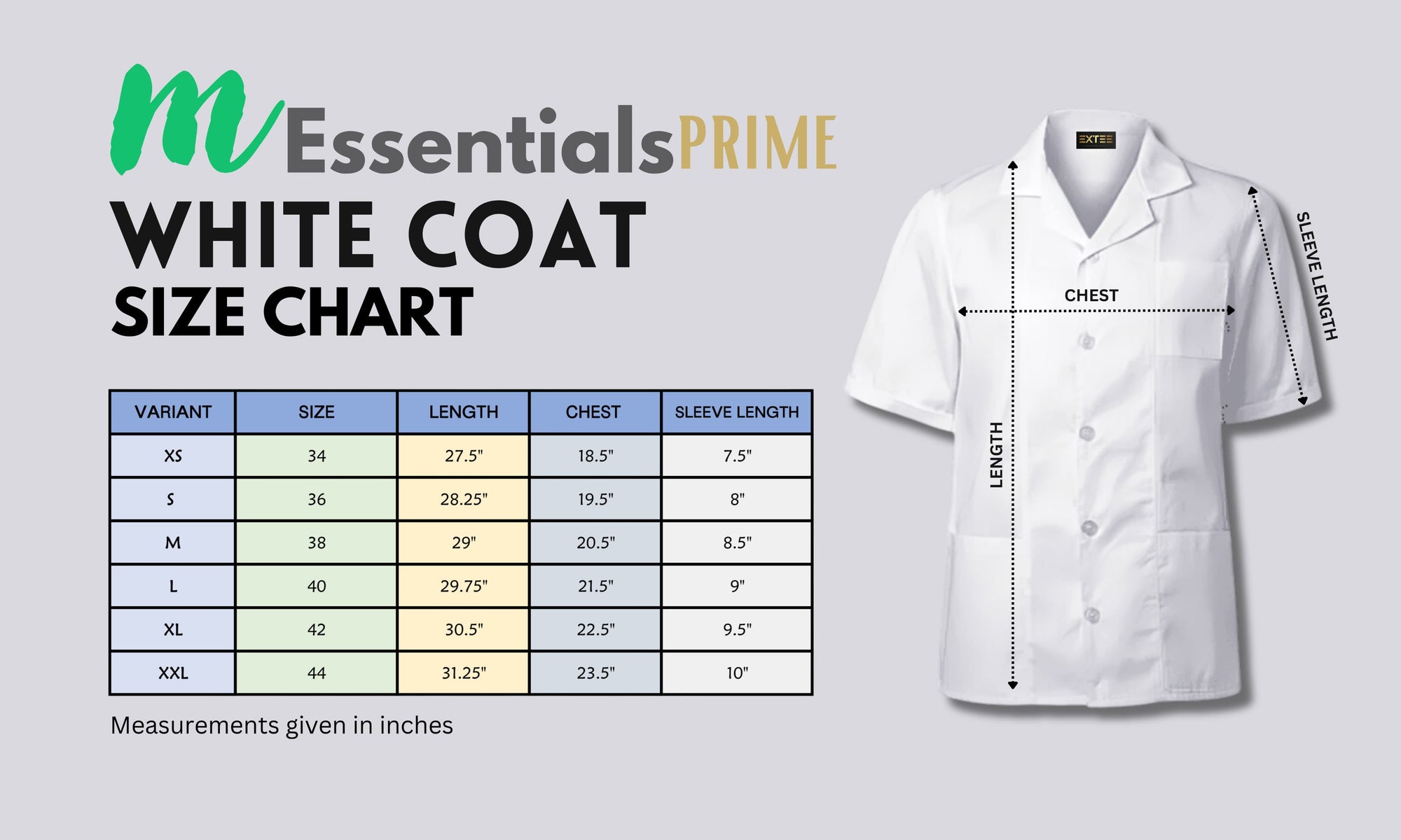 EXTEE WHITE COAT